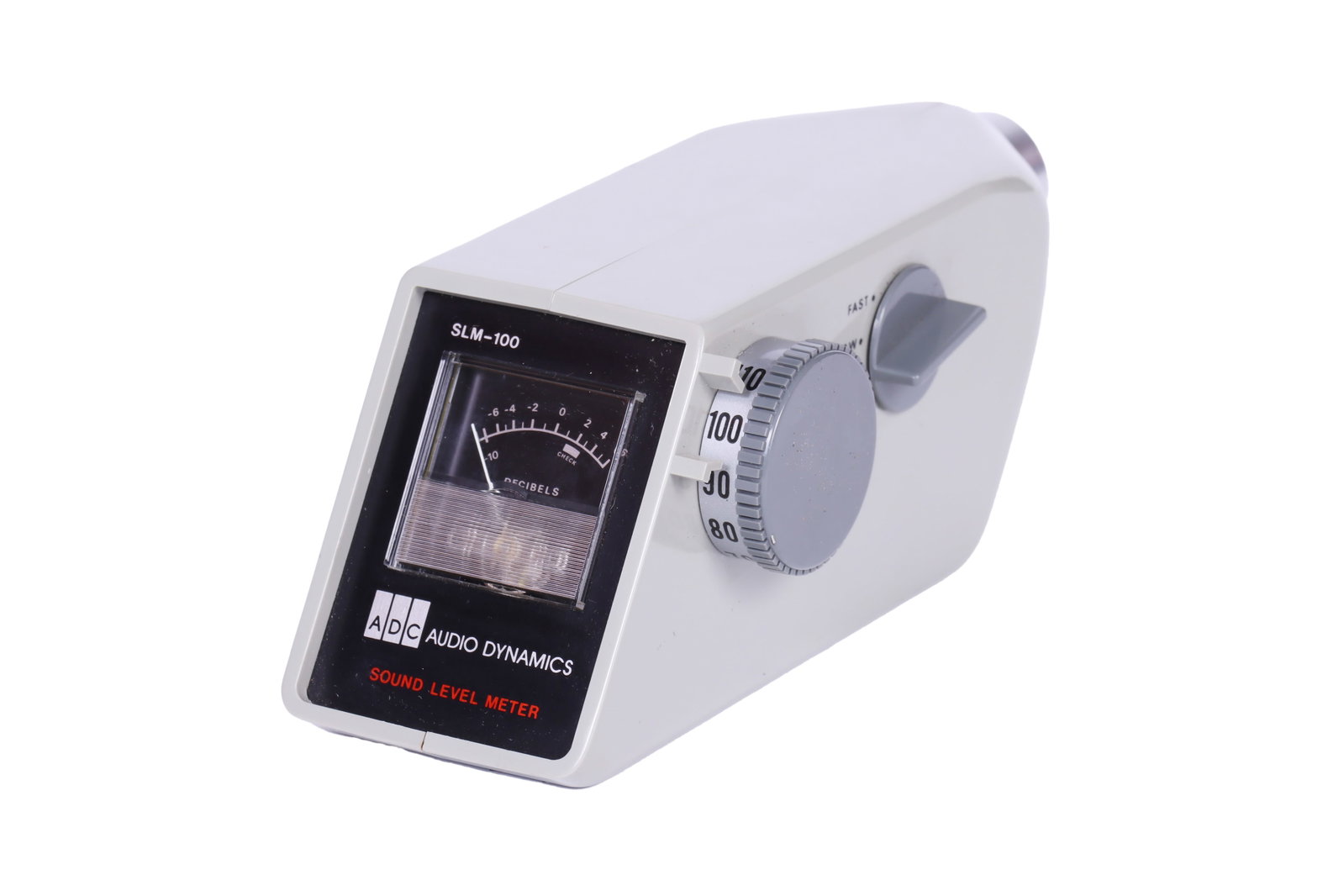 An Audio Dynamics SLM-100 Sound Level Meter,: untested Note: This Hi-Fi item is from a deceased estate which was fully working and used up until the previous owner's passing. These items are sold with no reserve.