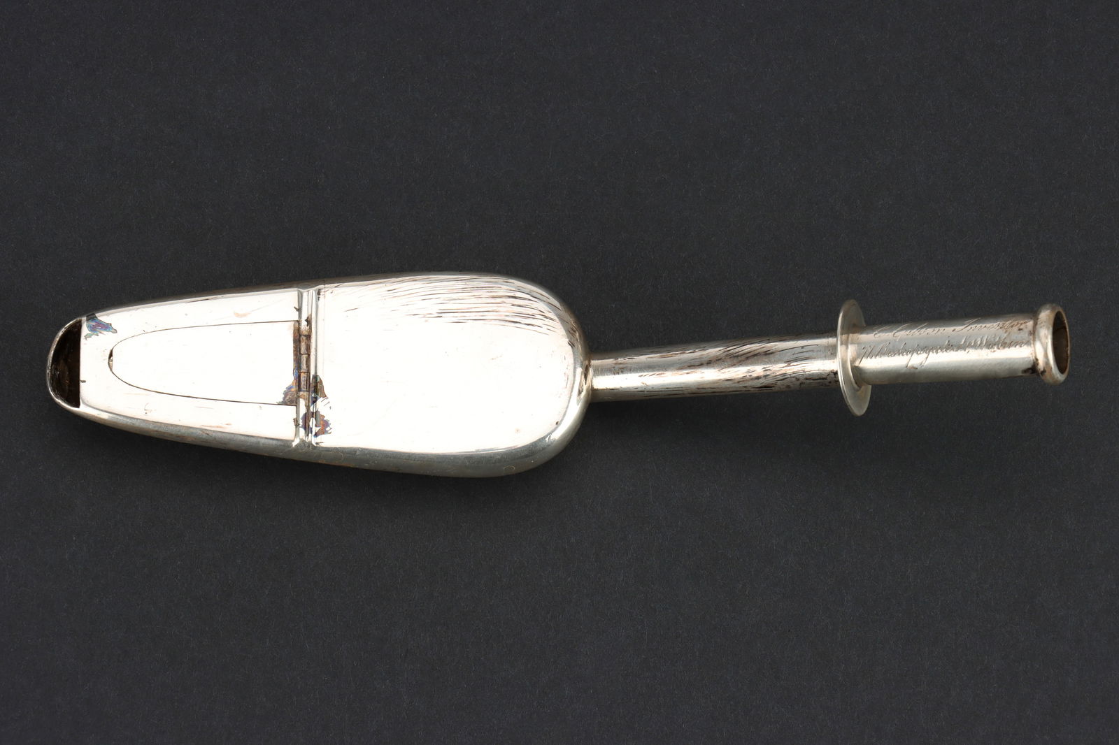 An Original George IV Charles Gibson Silver Medicine Spoon, (1 of 1)