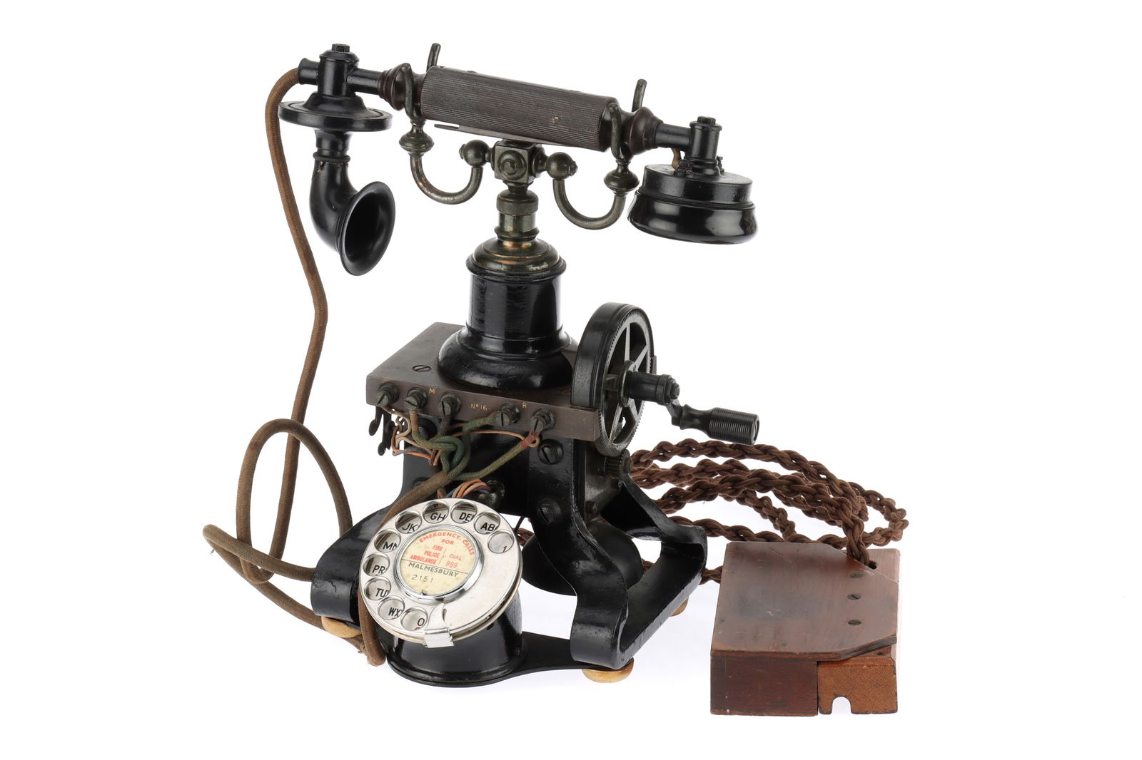 An Ericsson No.16 Skeleton Telephone, (1 of 1)