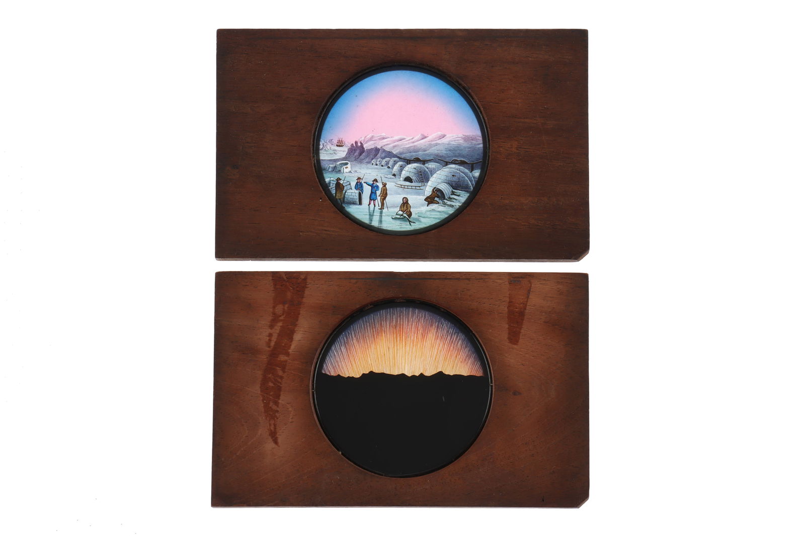 A Rare set of Dissolving Aurora Borealis’ Magic Lantern Slides, (1 of 1)
