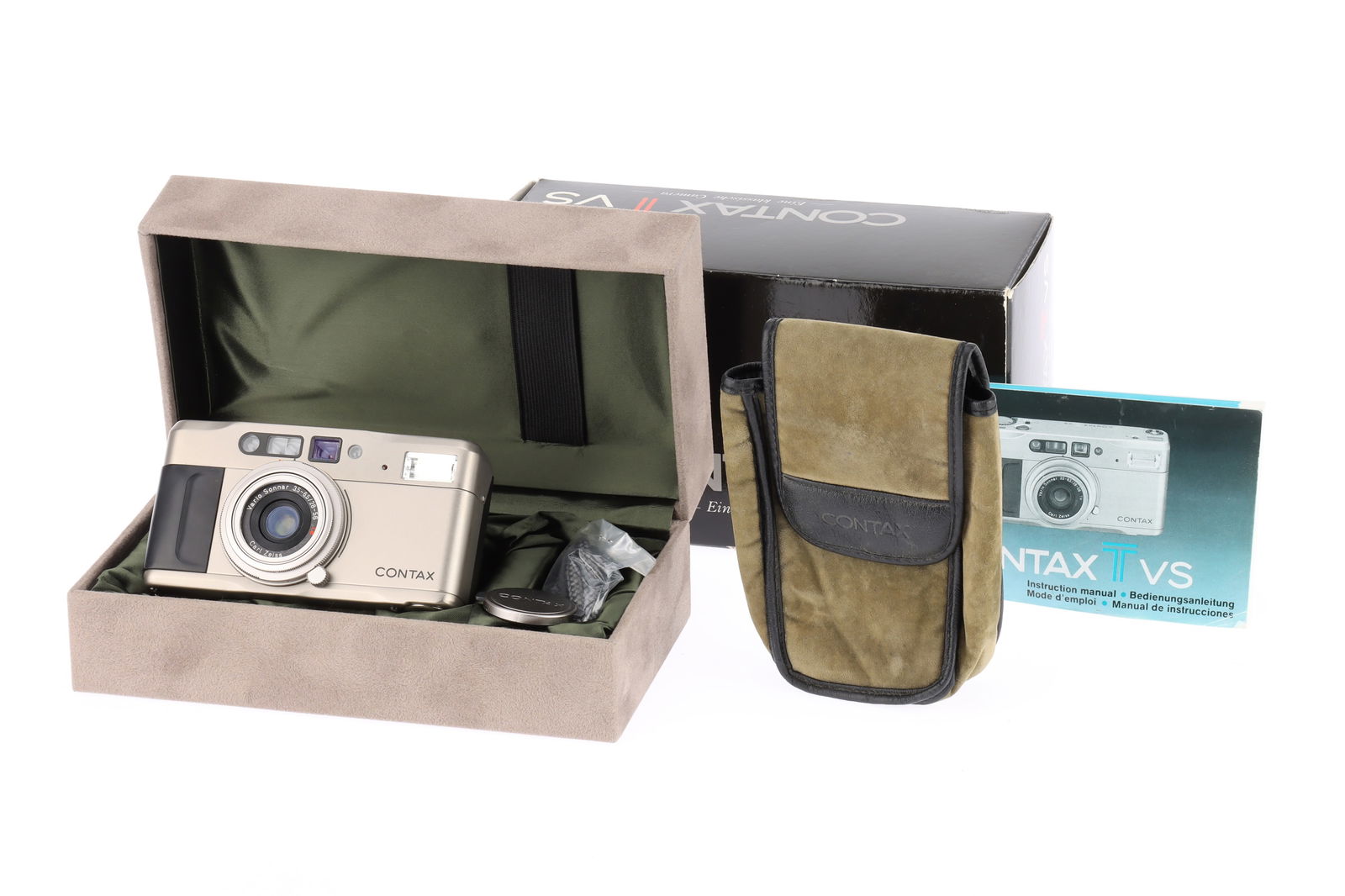 A Contax Tvs 35mm Compact Camera in Maker's Packaging (1 of 1)