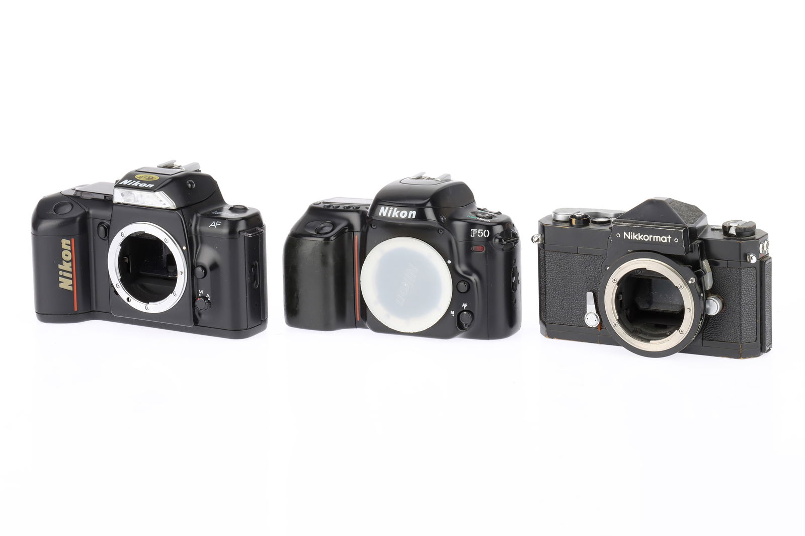 A Small Selection of Nikon 35mm Camera bodies (1 of 1)