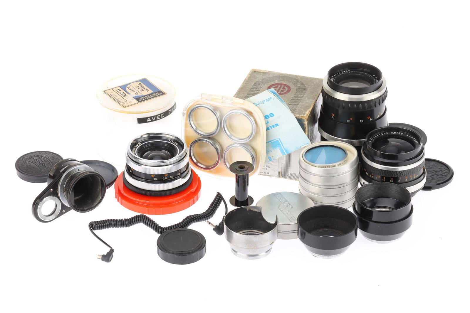 A Selection of 35mm Camera Lenses and Accessories (1 of 1)