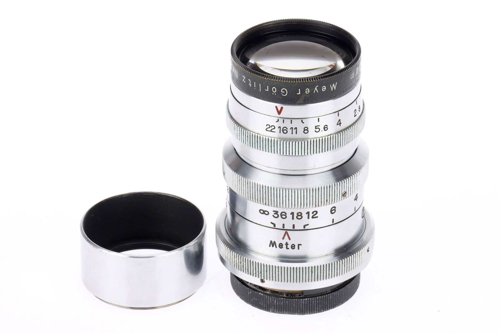 A Hugo Meyer Troplan f/2.8 10cm Lens, (1 of 1)