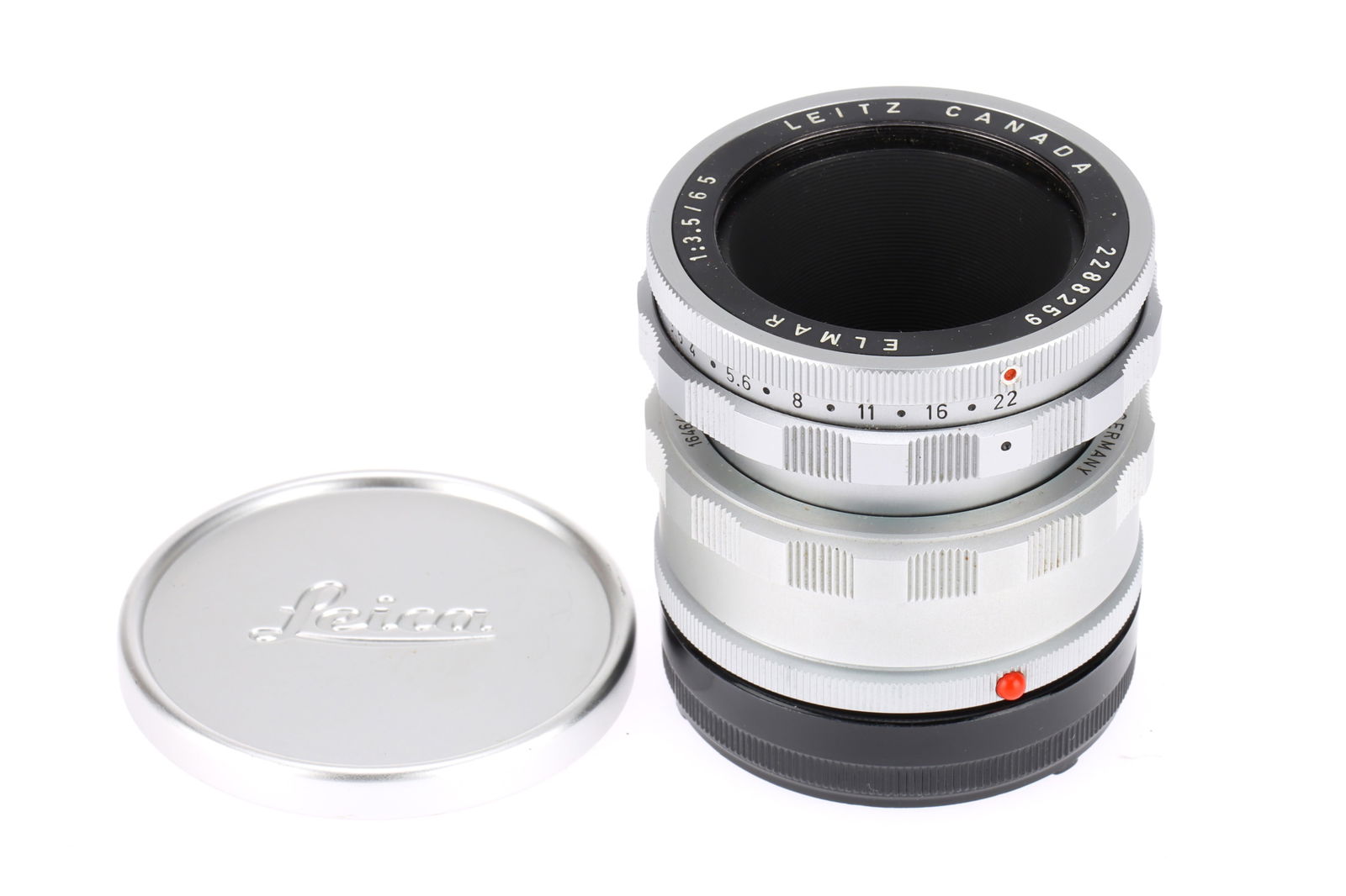 A Leitz Elmar f/3.5 65mm Lens, (1 of 1)