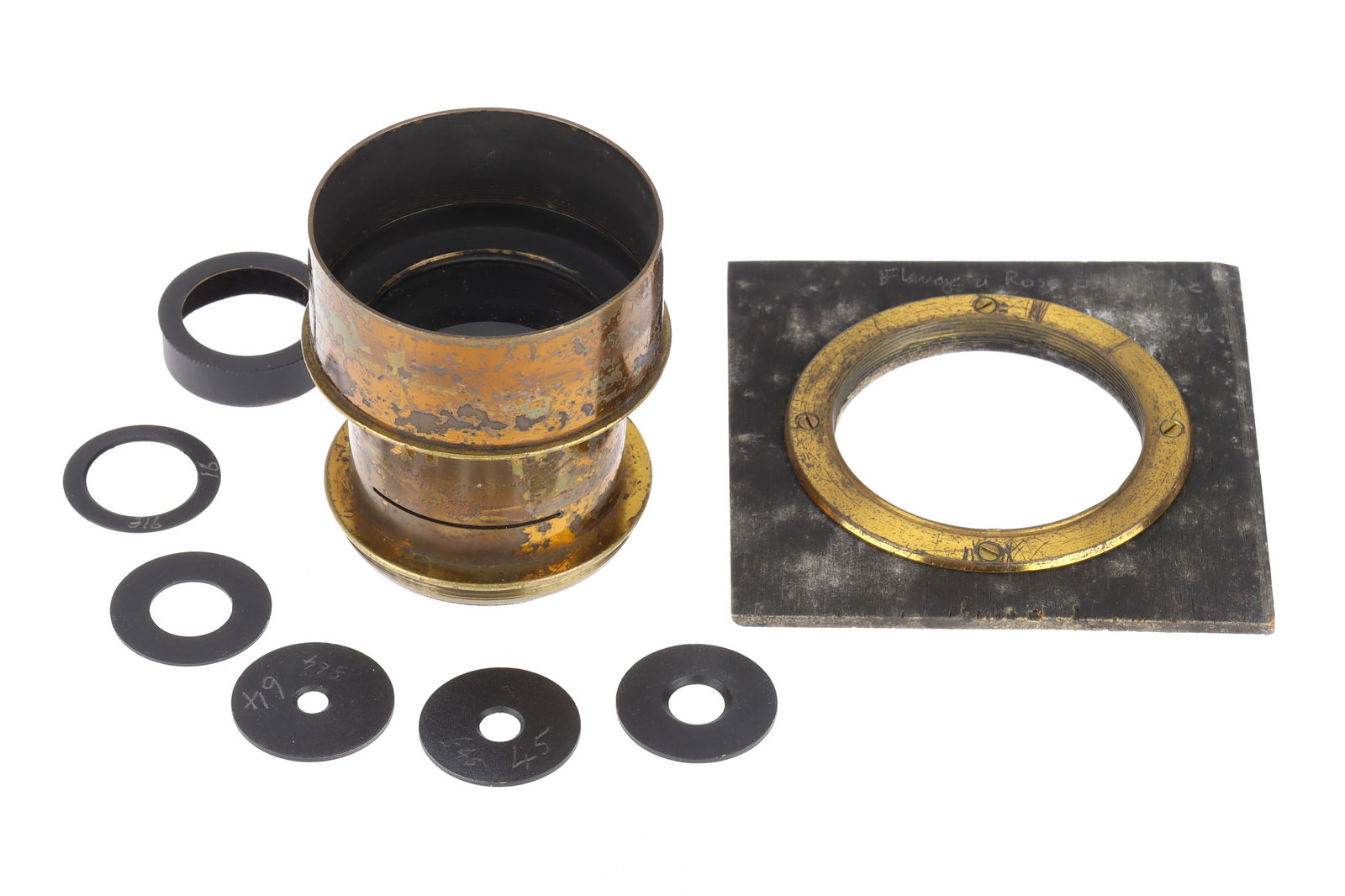 A Ross Orthographic Brass Lens (1 of 1)