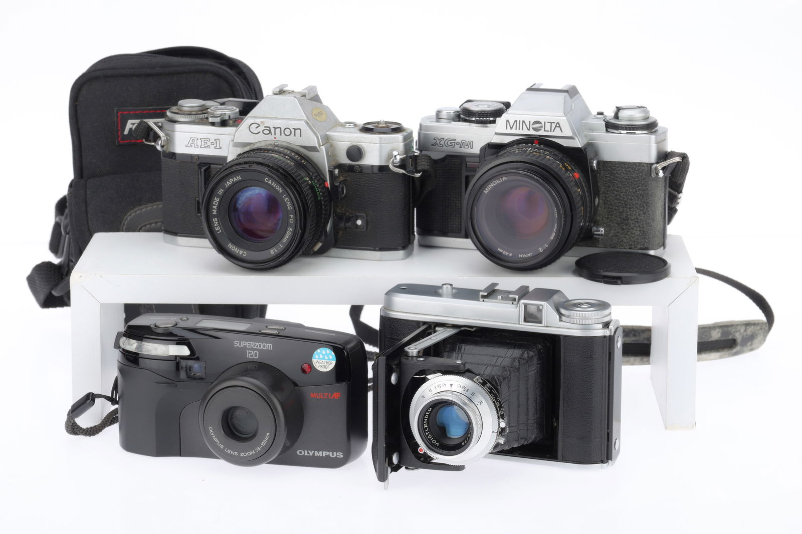 A Small Selection of 35mm Film Cameras, (1 of 1)