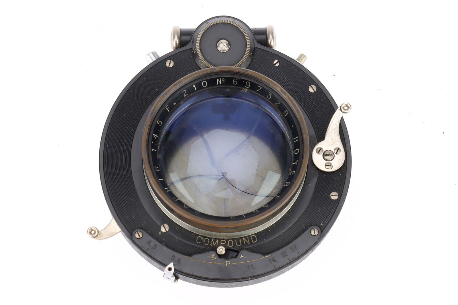A Boyer Saphir f/f.5 210mm Large Format Lens, (1 of 1)