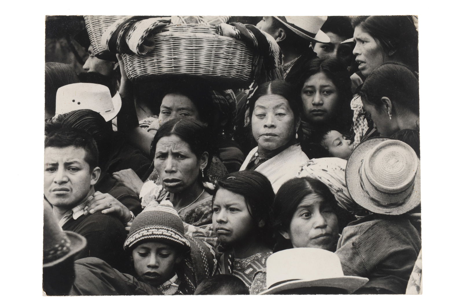 attributed to Hans Silvester: attributed to Hans Silvester 16x12 inch silver print, mounted on board. Some handling wear and staple mark.