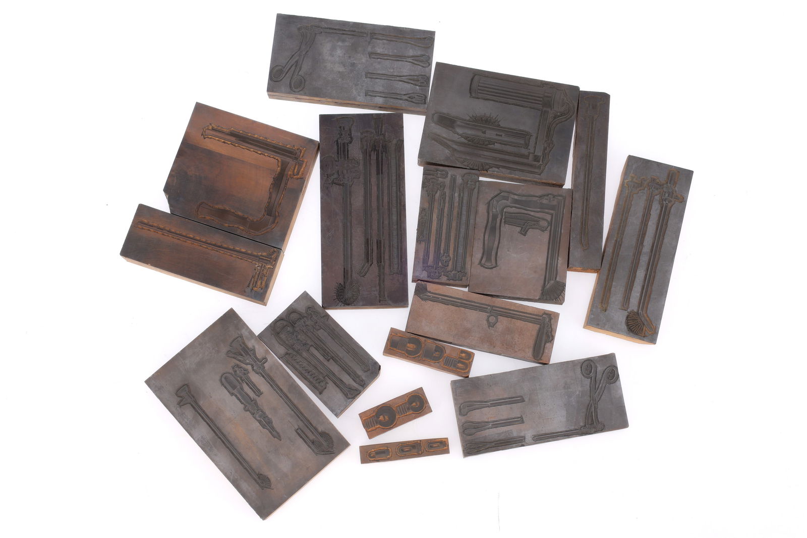 Collection of Printers Blocks of medical Instruments, (1 of 1)