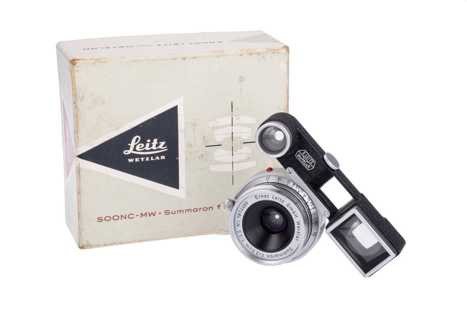 A Leitz Summaron f/3.5 35mm Lens, (1 of 1)