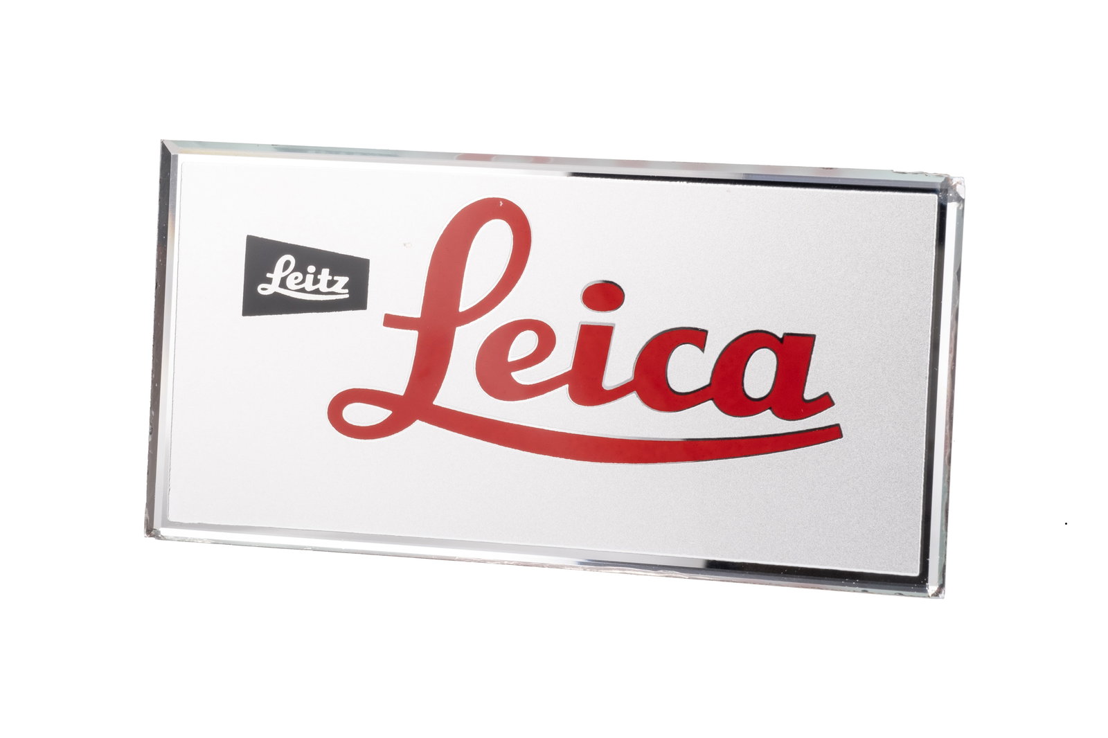 A Small Leitz Leica Mirror Advertising Sign, (1 of 1)