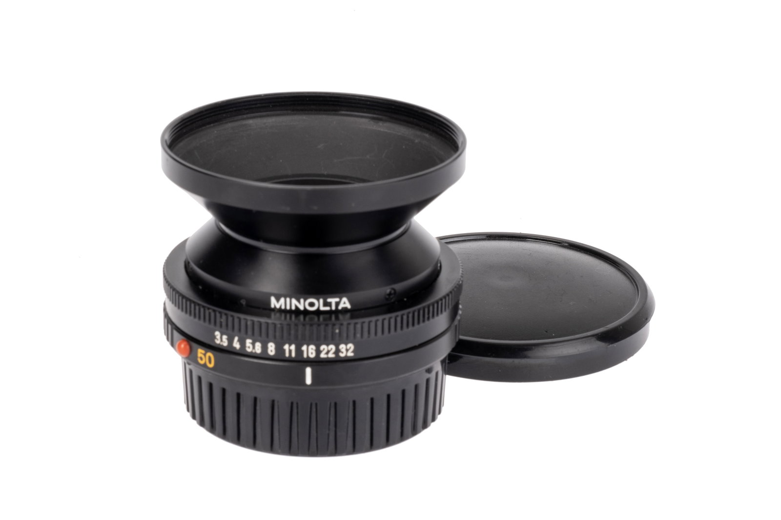 A Minolta Auto Bellows Macro f/3.5 50mm Lens, (1 of 1)