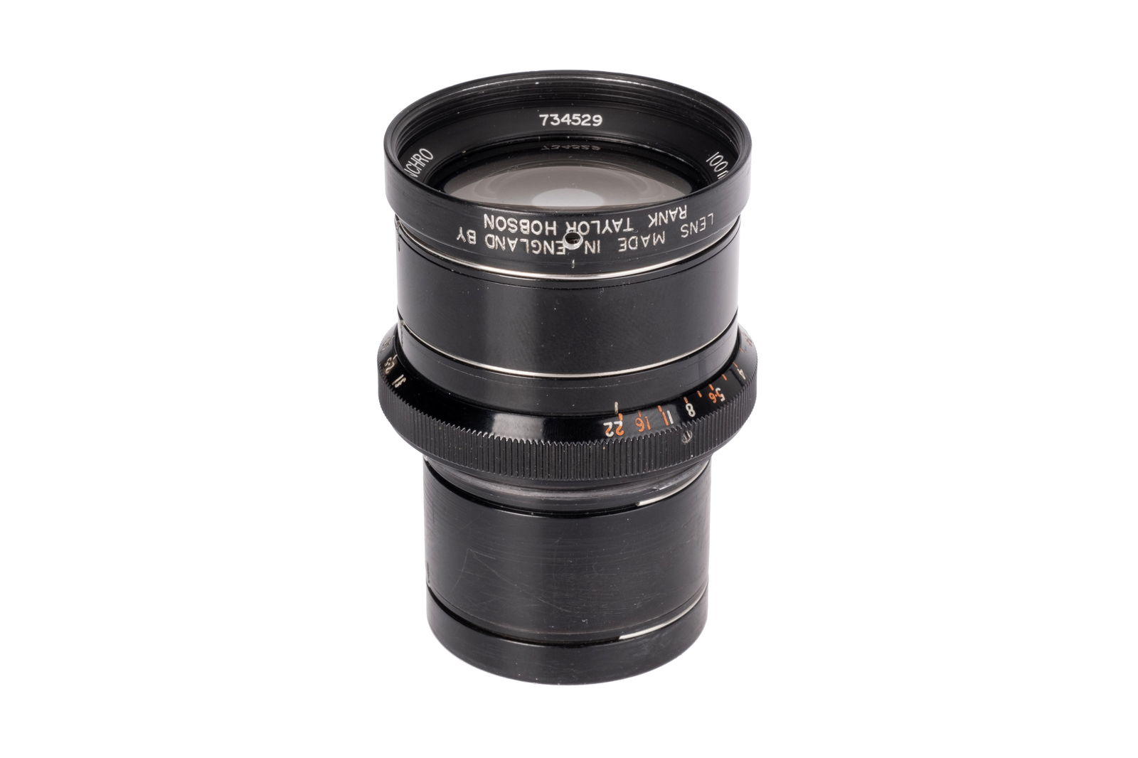 A Taylor Hobson Cooke 100mm F2.5 Deep Field Panchro Lens
