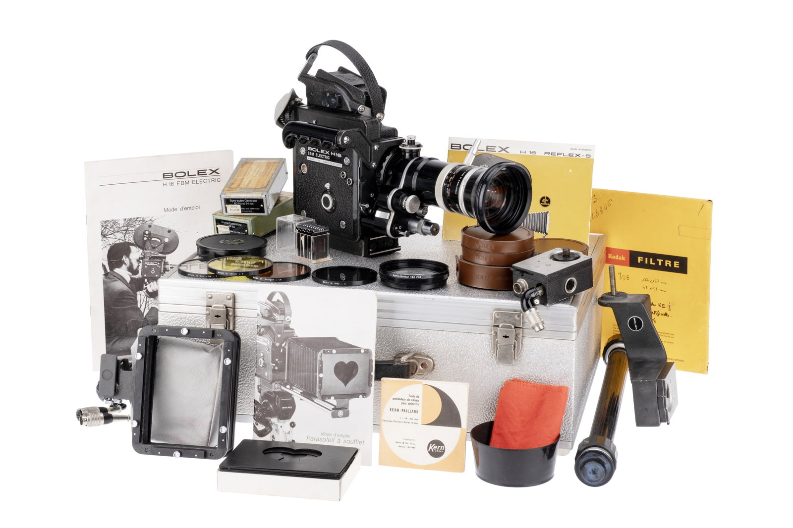 A Paillard Bolex H16 EBM Electric 16mm Cine Camera, (1 of 1)