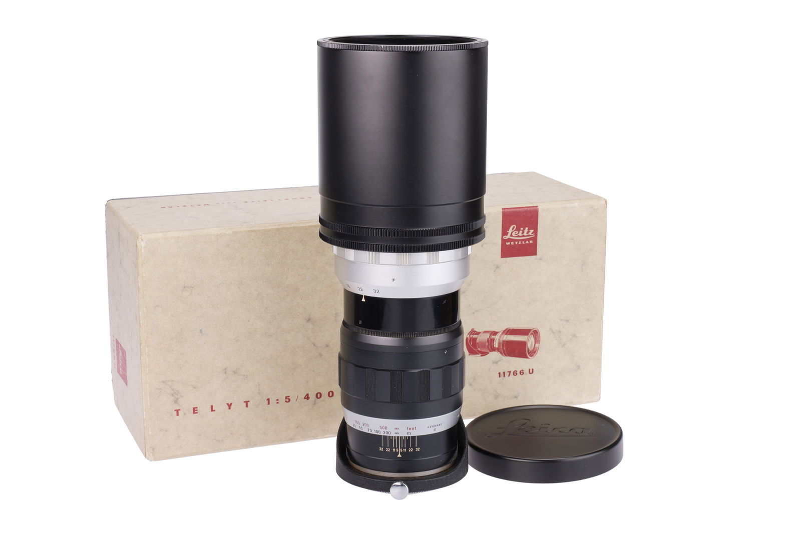 A Leitz Telyt 400mm f/5 Lens, (1 of 5)