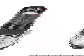 A P. Angenieux S1 f/1.8 50mm Lens,: original Leica 39mm rangefinder coupled mount, black/chrome, serial no. 70.129, body, VG, elements, VG Note: A very rare lens, specially manufactured for the Leica L39 rangefinder coupled mount. Refer