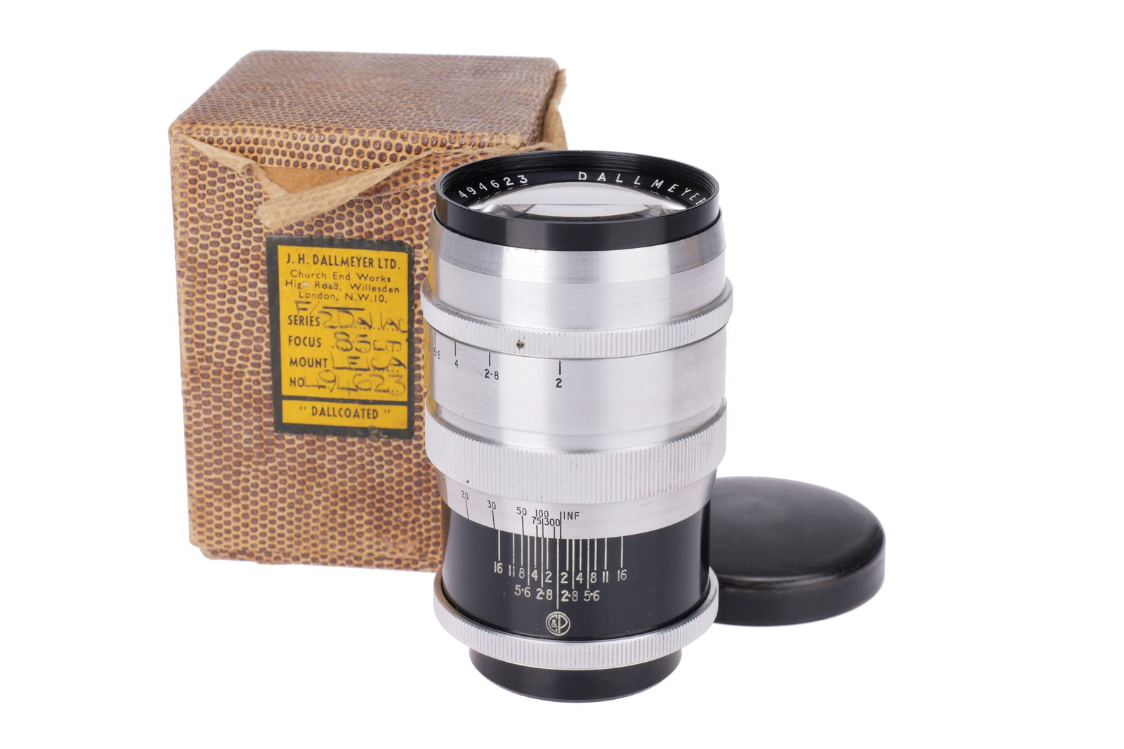 A J.H. Dallmeyer Dallac f/2 85mm Lens, (1 of 6)