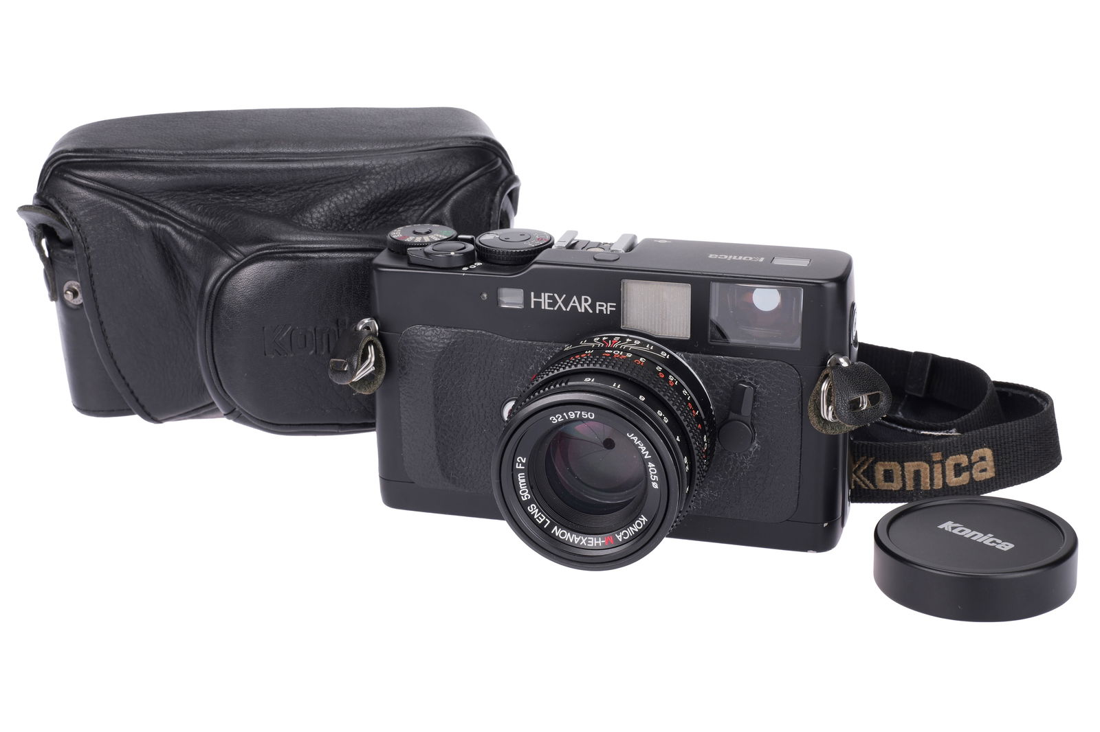 A Konica Hexar RF Rangefinder Camera, (1 of 6)