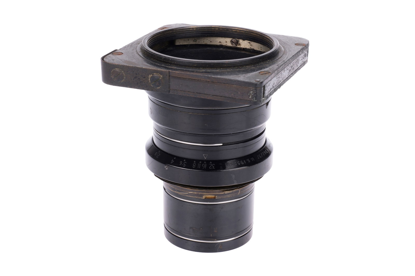A Cooke Speed Panchro f/2 75mm Lens,: black, serial no. 248118, body, G-VG, elements, VG, some very light cleaning marks and some light internal haze, complete with square filter holder that is currently seized into the front filter threa