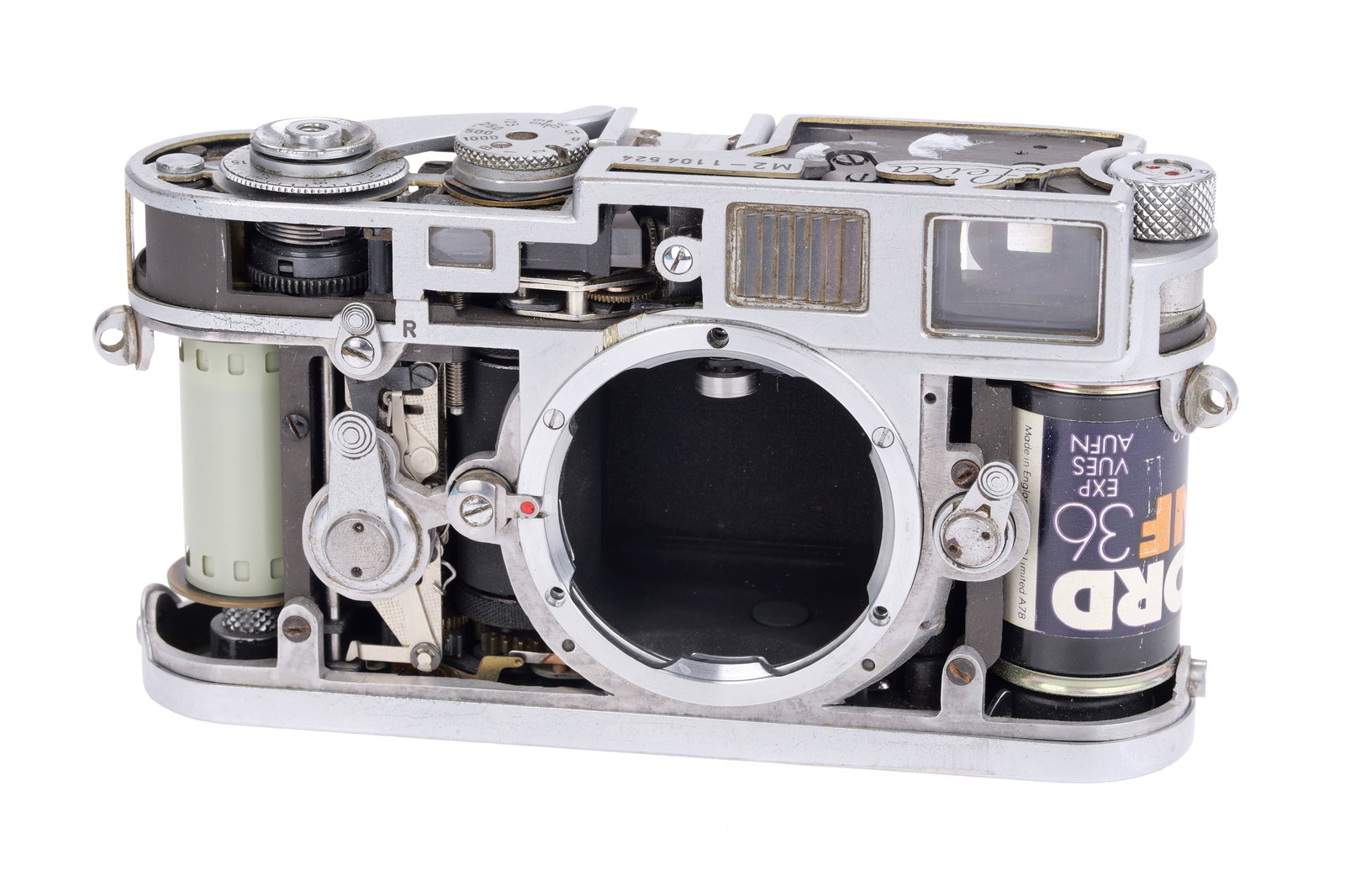 A Leica M2 Cutaway Rangefinder Camera Body, (1 of 4)