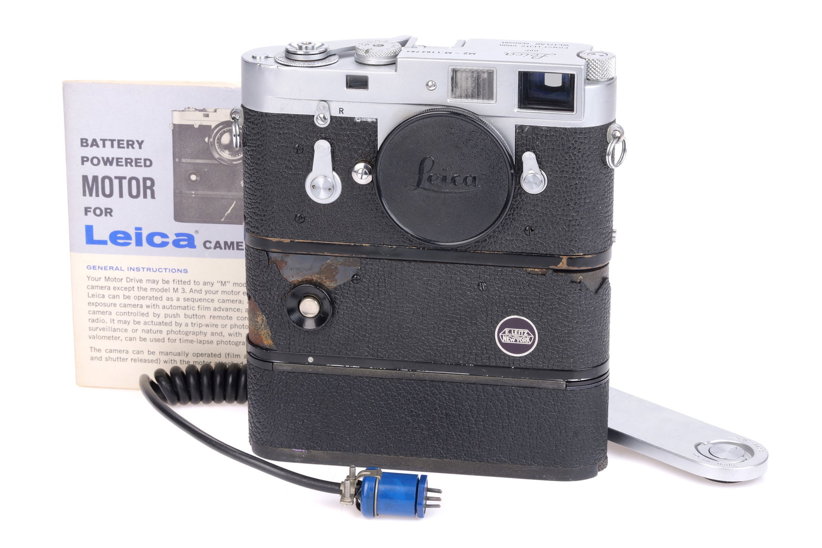 A Leica M2-M Rangefinder Camera Body with 'Norman Goldberg' Motor Drive, (1 of 6)