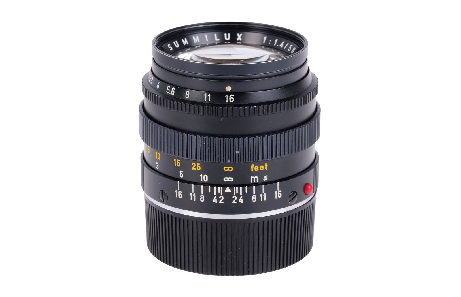 A Leitz Summilux f/1.4 50mm Lens, (1 of 6)