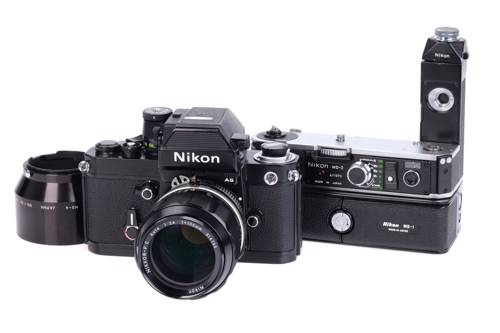 A Nikon F2 AS SLR Camera, (1 of 6)