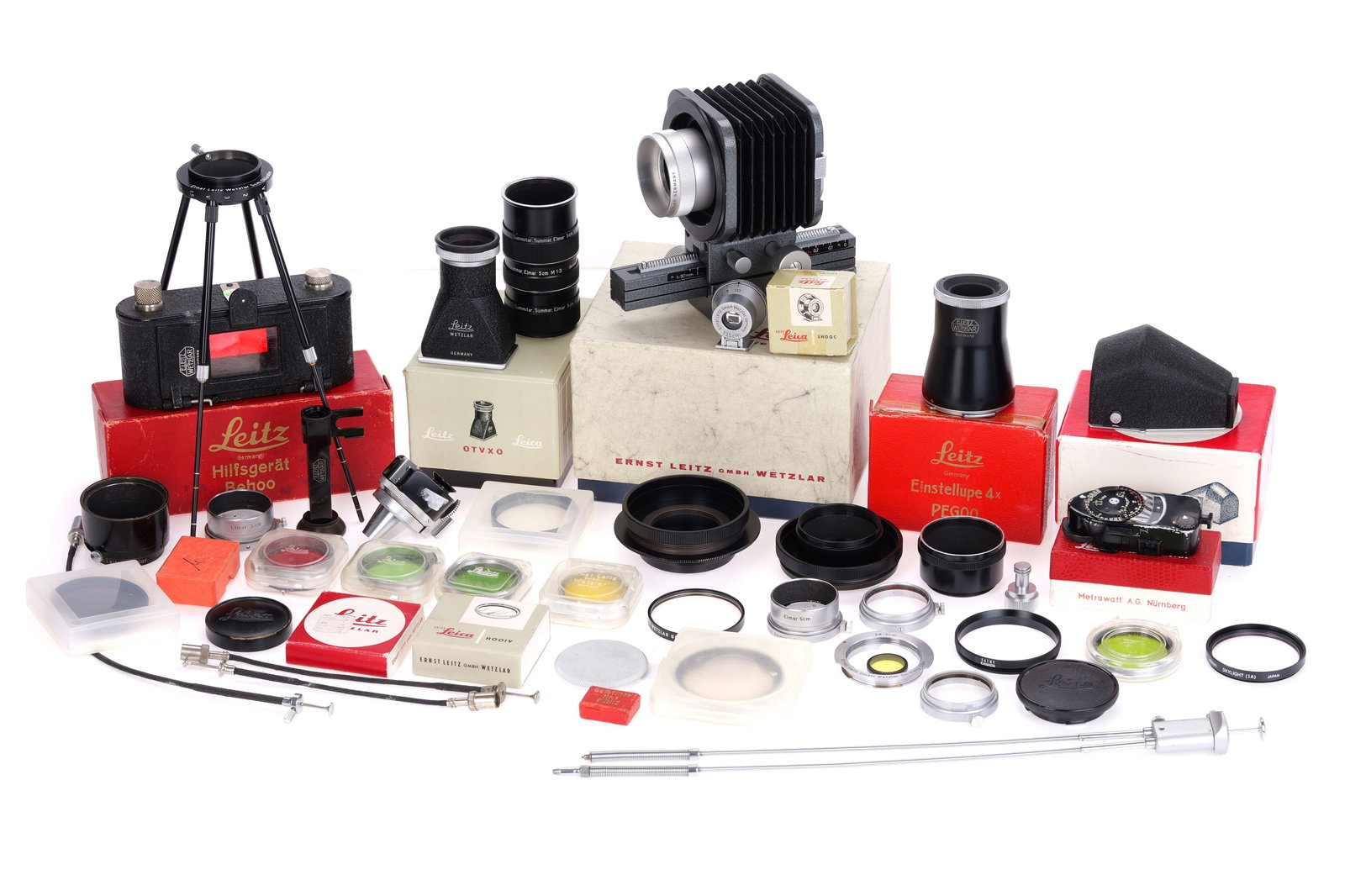 A Large Collection of Leica Rangefinder Accessories, (1 of 4)