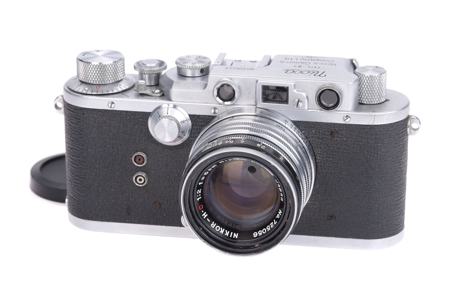 A Nicca Camera Company Ltd Nicca Type IIIs Rangefinder Camera, (1 of 5)
