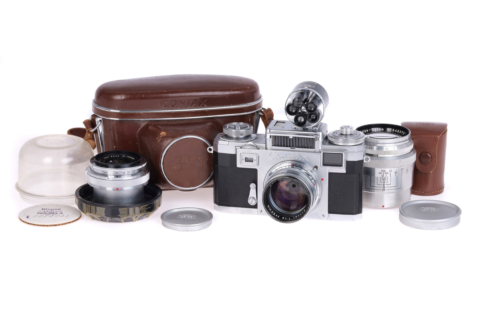 A Zeiss Ikon Contax IIIa Rangefinder Camera, (1 of 6)