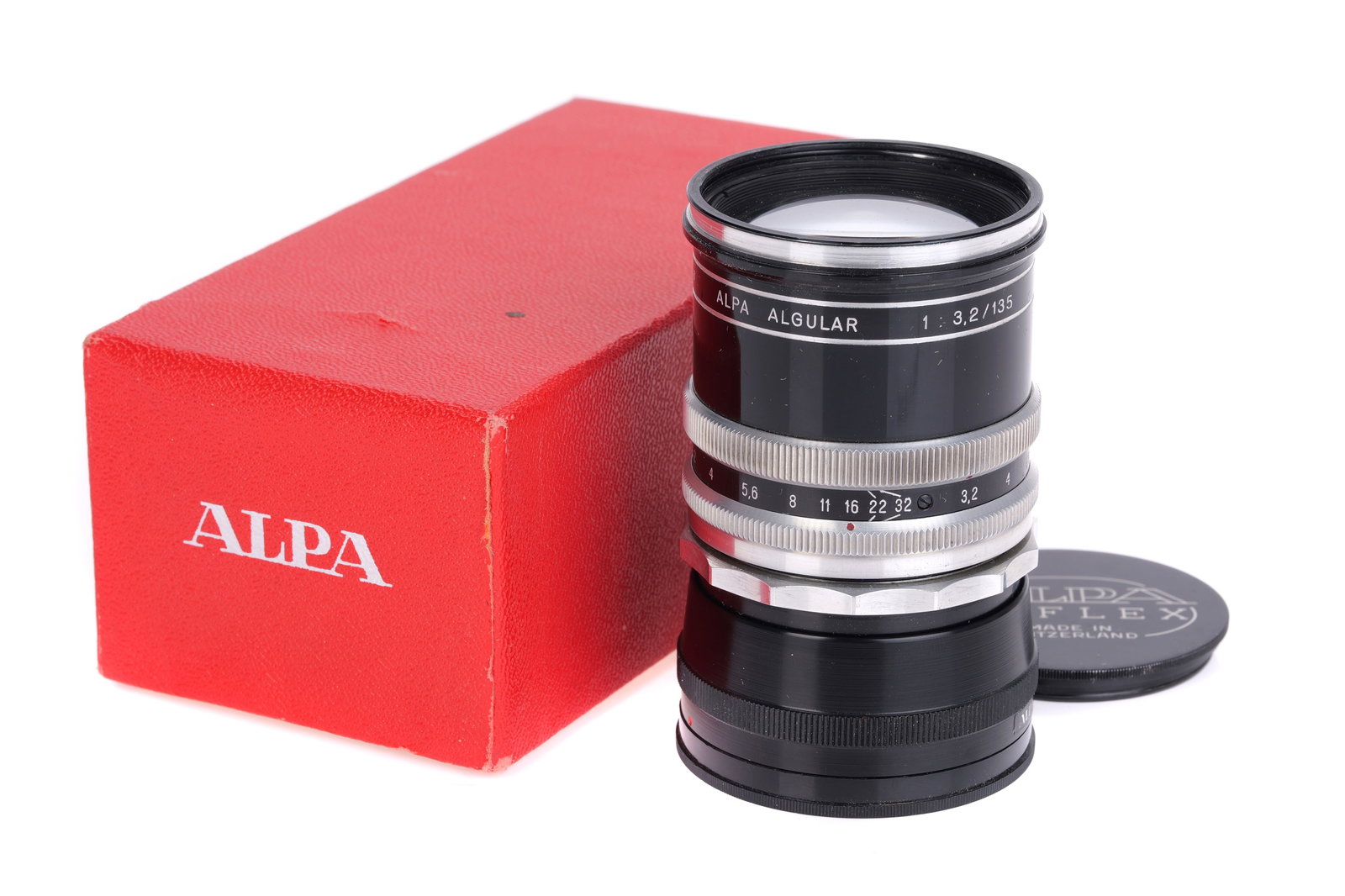 An Old Delft Alpa Algular f/3.2 135mm Lens, (1 of 5)