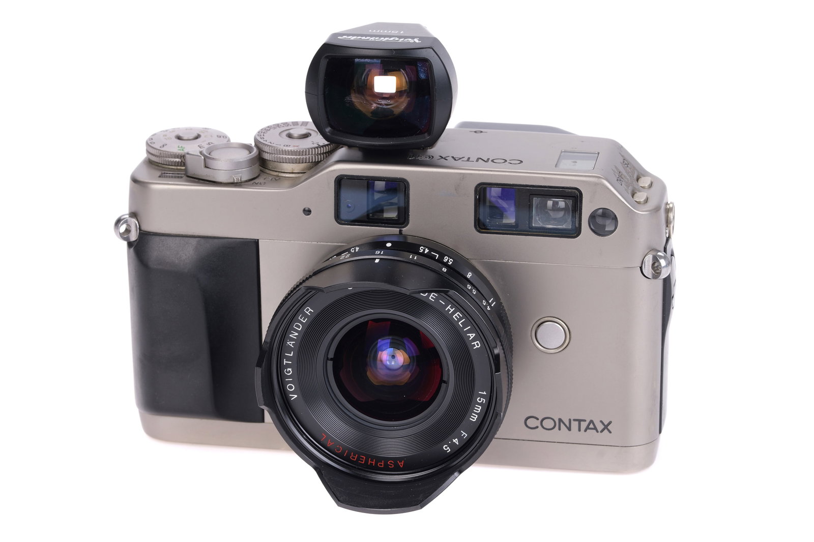 A Contax G1 Rangefinder Camera, (1 of 4)