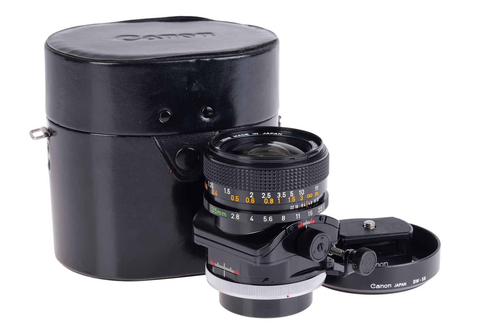 A Canon FD TS S.S.C. f/2.8 35mm Lens, (1 of 6)