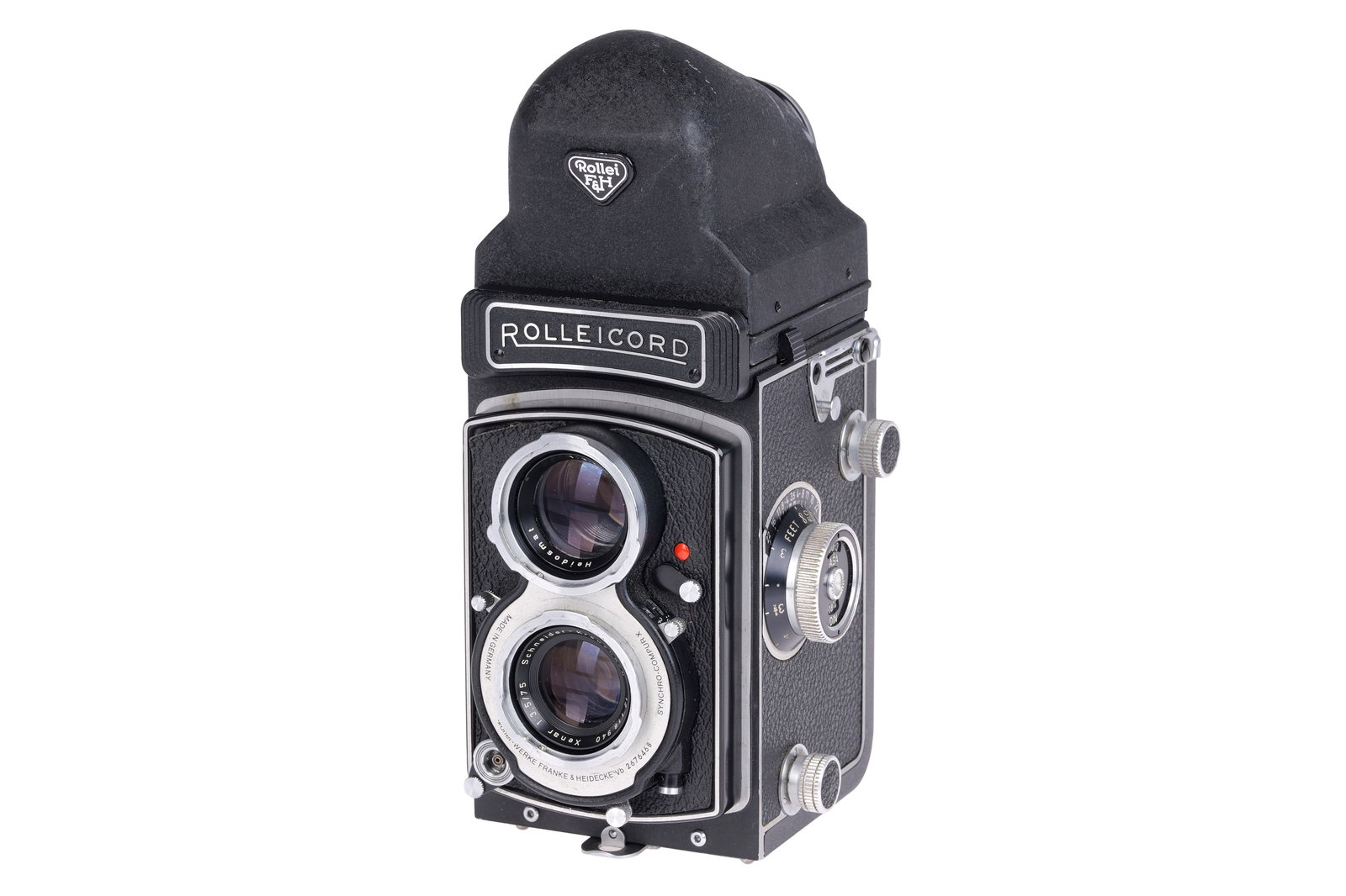 A Rollei Rolleicord Vb 'White Face' TLR Medium Format Camera, (1 of 3)
