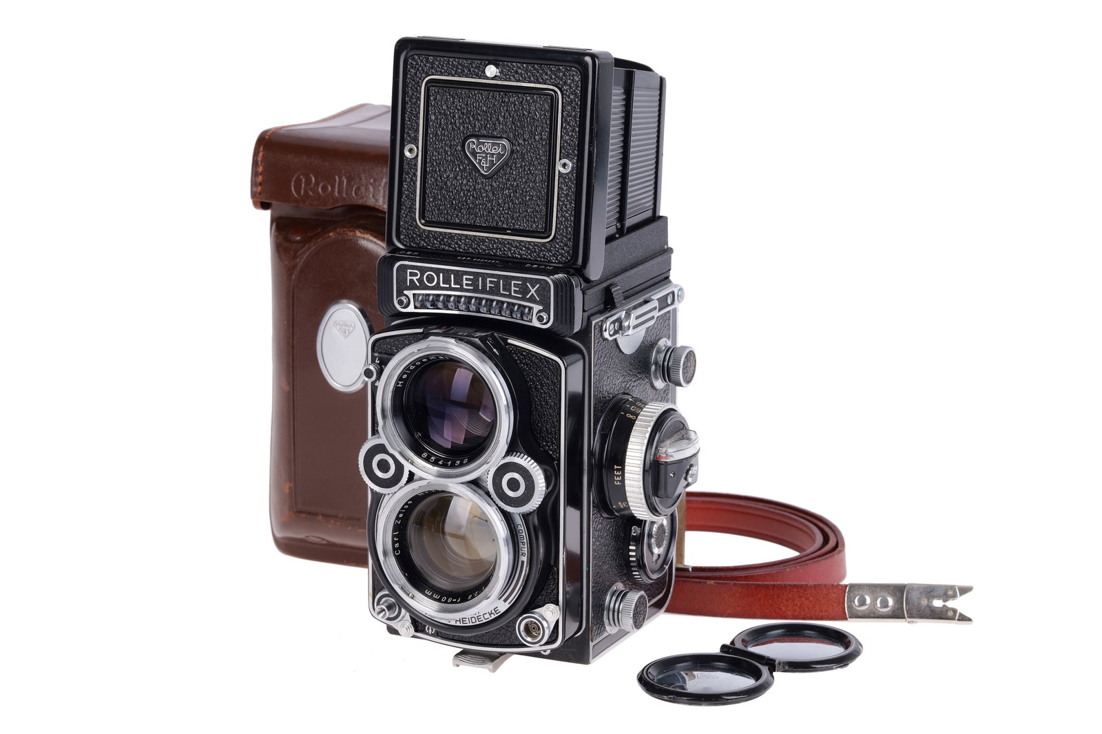 A Rollei Rolleiflex 2.8F TLR Medium Format Camera, (1 of 4)