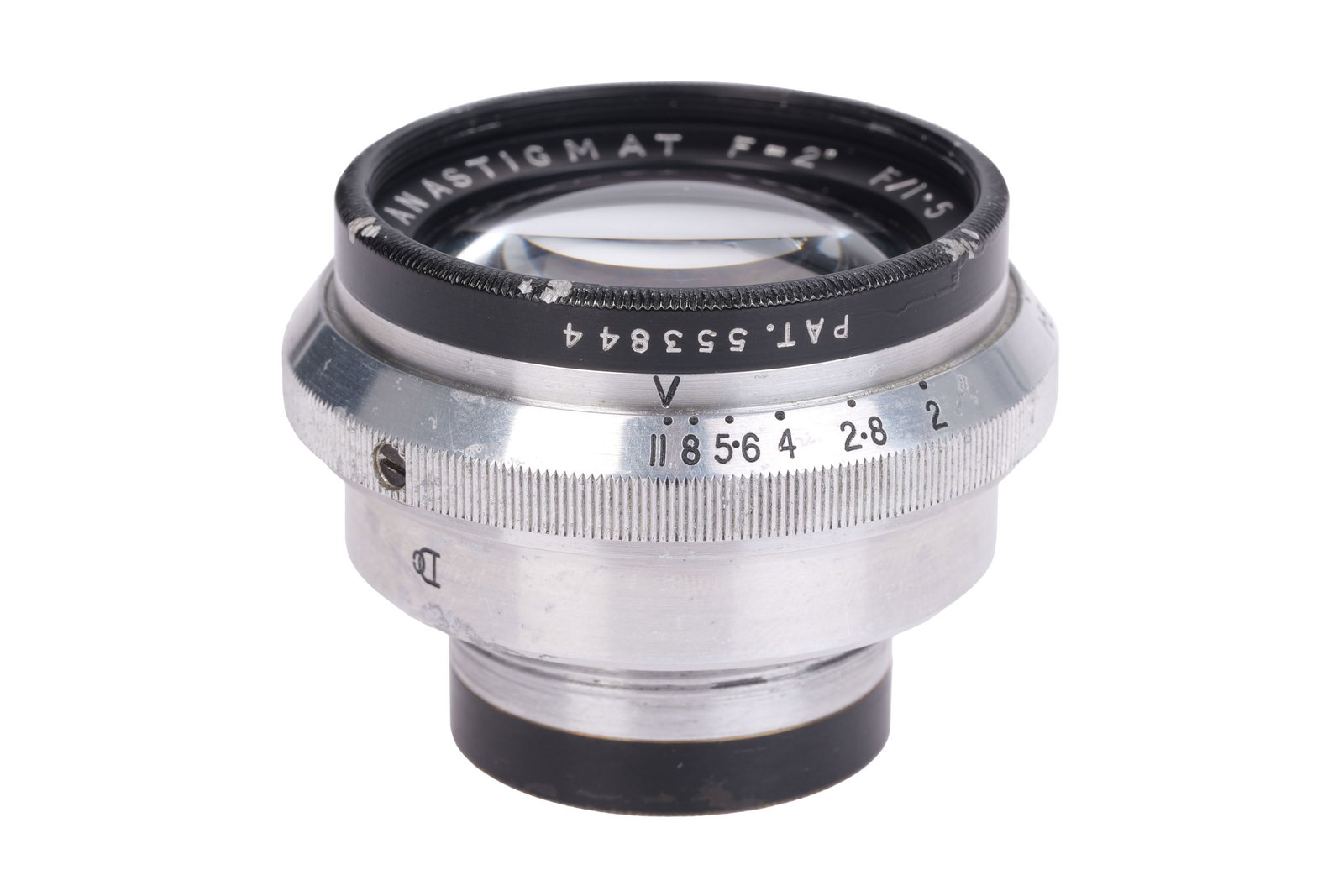 A J. H. Dallmeyer Septac f/1.5 2" Lens, (1 of 4)