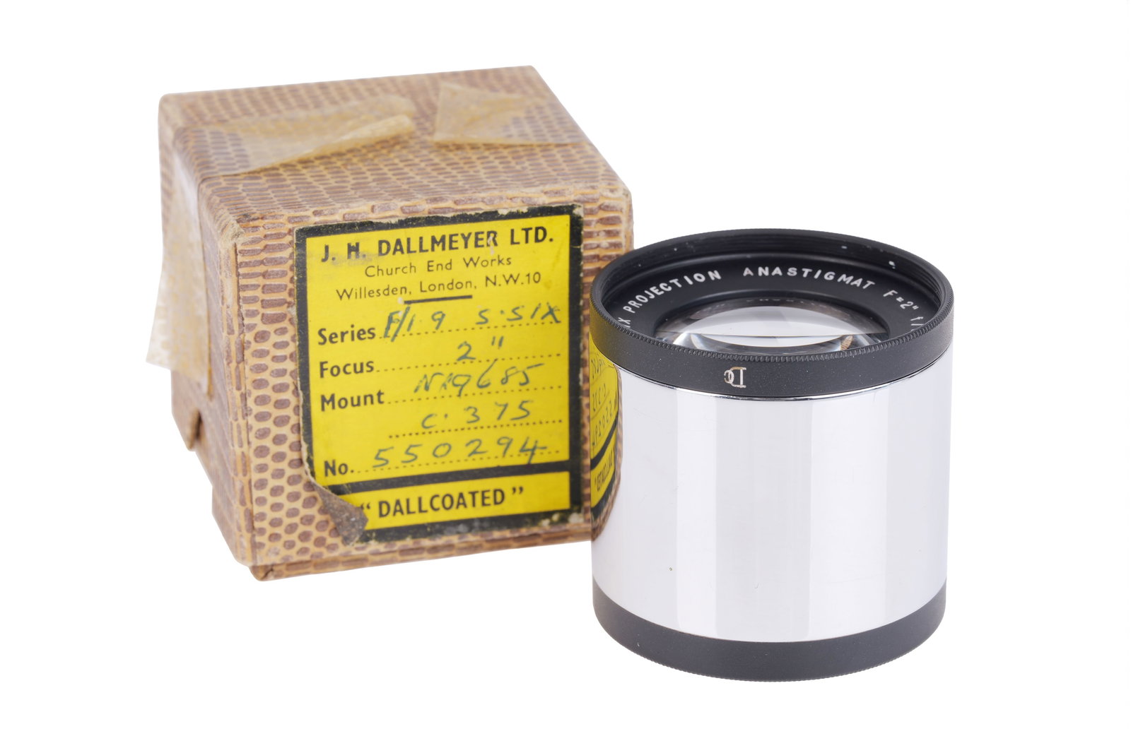 A J. H. Dallmeyer Super Six f/1.9 2" Projection Lens, (1 of 5)