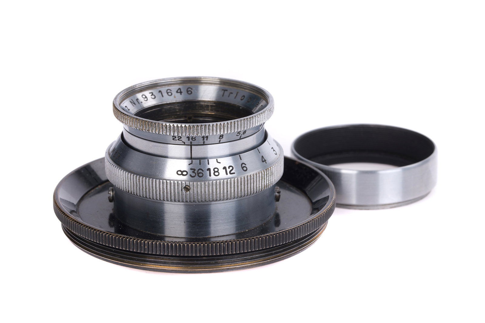 A Meyer Gorlitz Trioplan f/3.5 80mm Lens, (1 of 4)