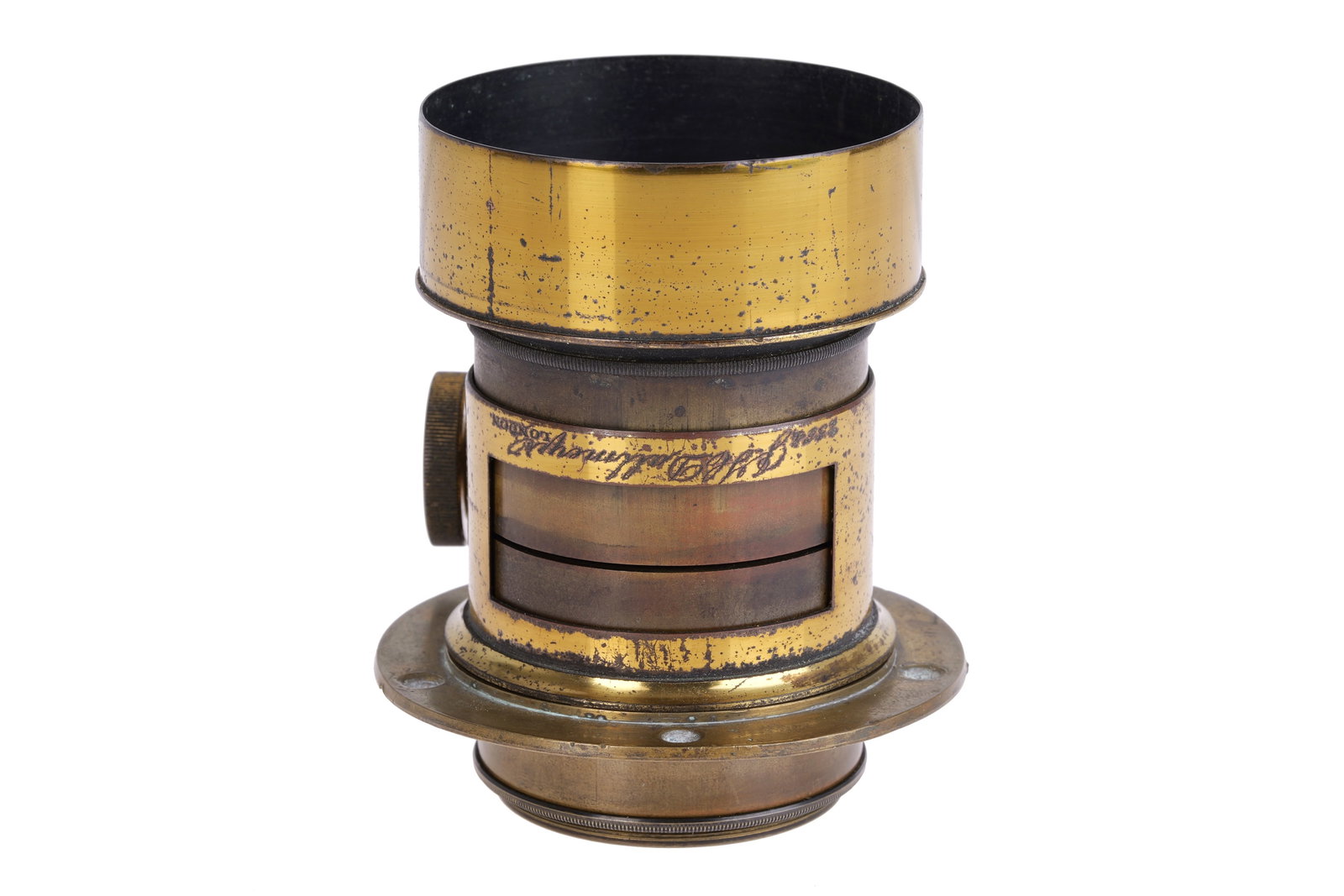 J. H. Dallmeyer Brass Bound Petzval Lens, (1 of 5)