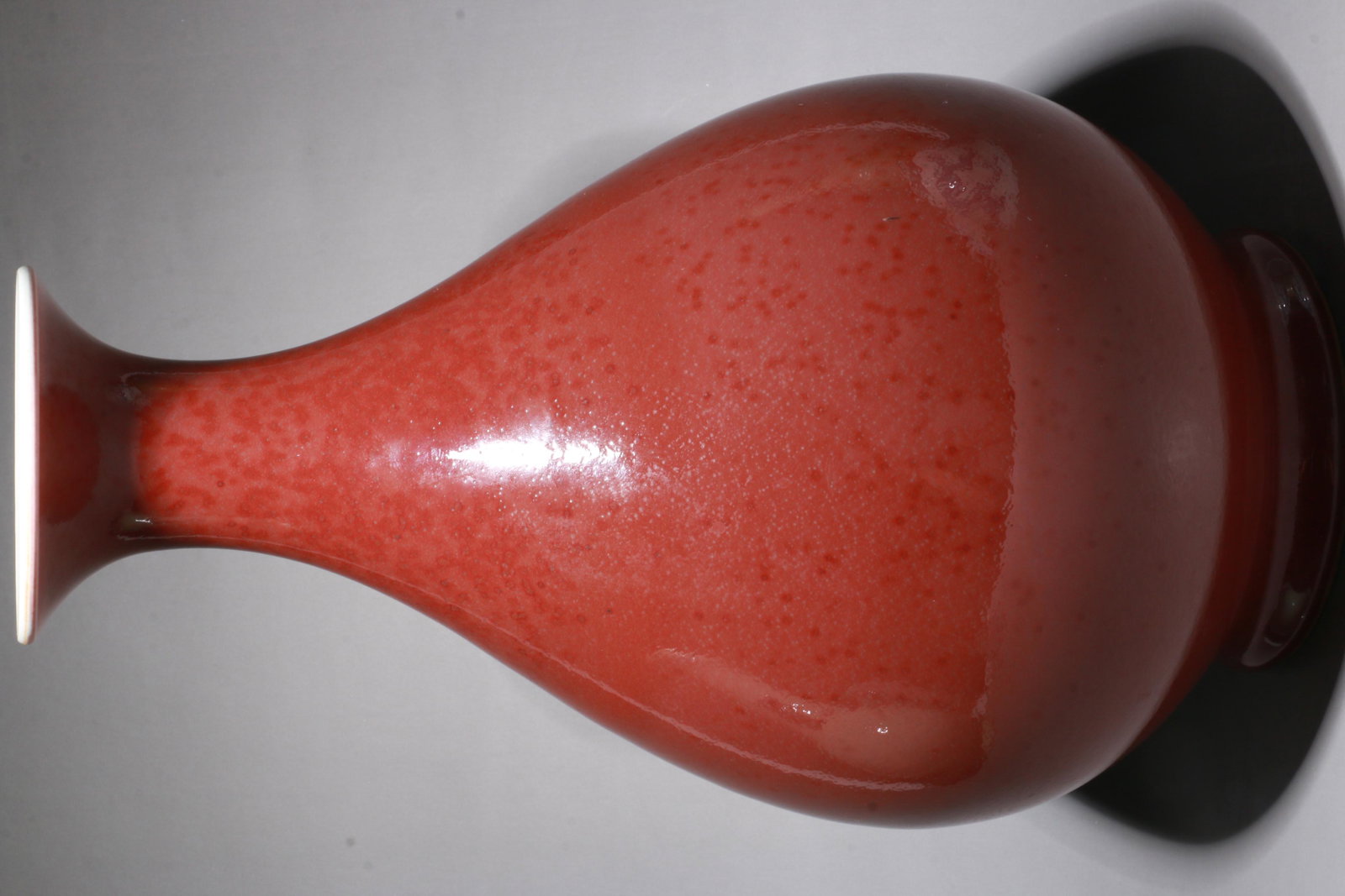 A Chinese Red Glazed Porcelain vASE (1 of 8)