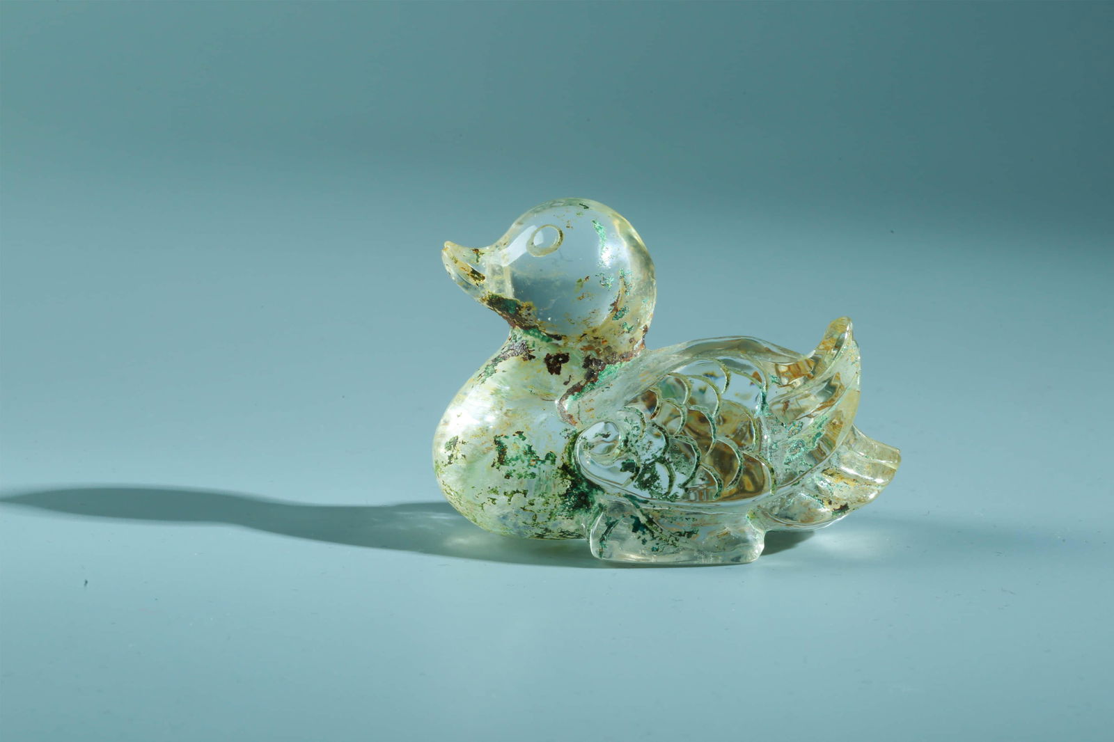 A Chinese Crystal Duck Ornament (1 of 4)