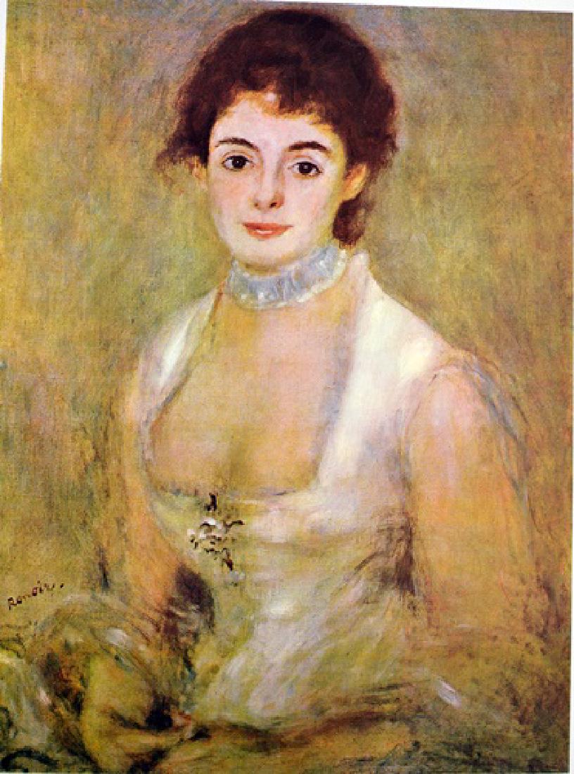 Renoir - PORTRAIT OF MADAME-“In the style of” (1 of 1)