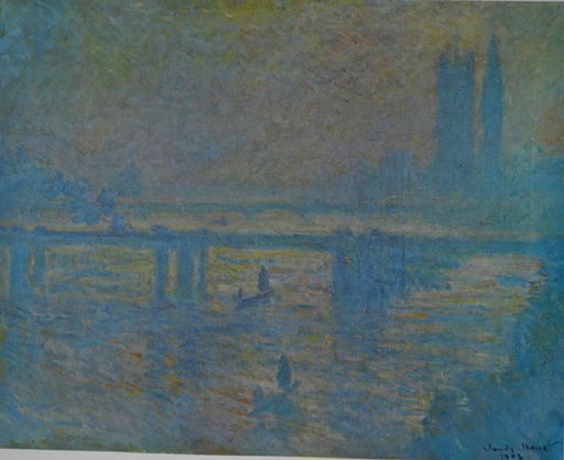 Monet Charing Cross Bridge London In The Style Of Apr