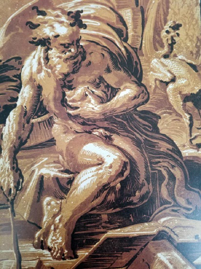 Ugo da Carpi - Diogenes"In the style Of": Lithograph Diogenes by Ugo da Carpi Size: 12 x 8.5in "In the style of" works are works by an unknown creator whose style is strongly under the influence of the style of the named master artist or has