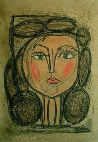 Old Portrait Original Drawing (1 of 1)