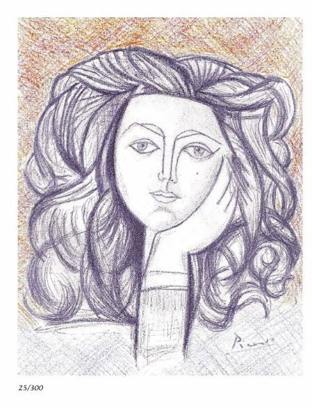 Picasso  - "Portrait of Francoise (Gilot) After (1 of 1)