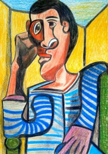 Pablo Picasso Drawing  On Paper (1 of 1)