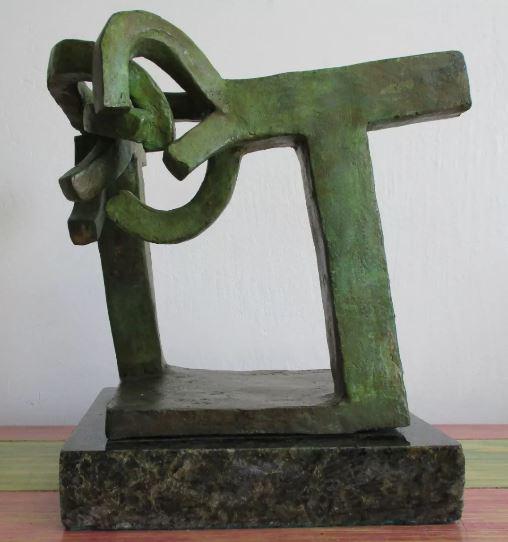 Bronze Sculpture Object by Eduardo Chillida (1 of 1)