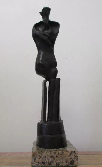 Bronze Sculpture Tower Of Henry Moore (1 of 2)